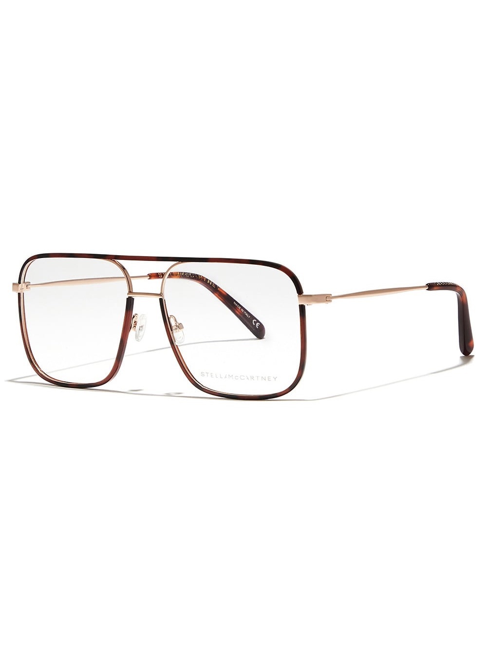 Stella McCartney Metal Frame Aviator Women's Glasses - Tortoise and Gold